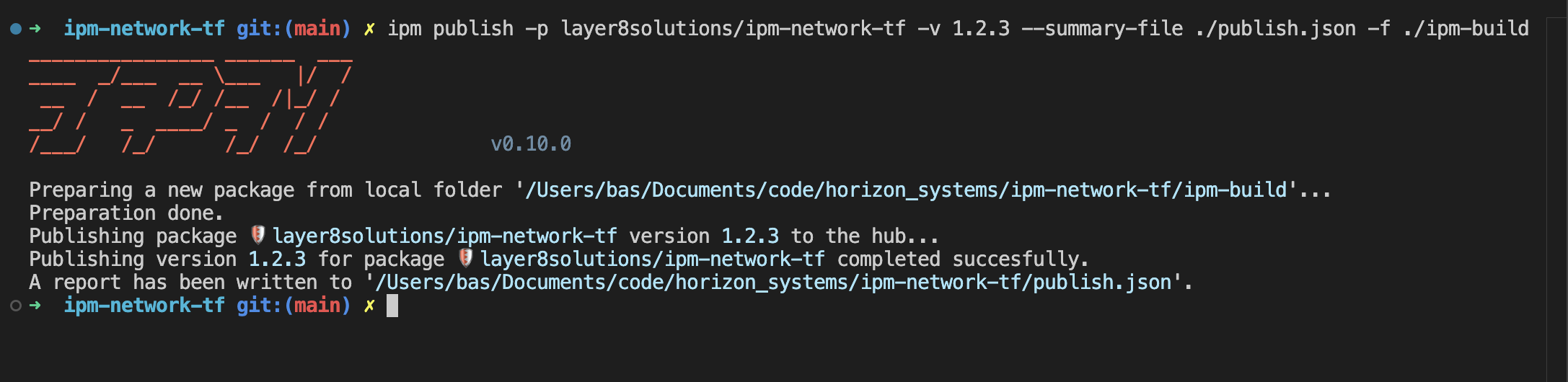 Published a verified Package